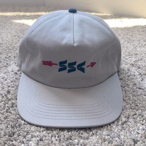 Sugarloaf Social Club Leather Strapback Hat